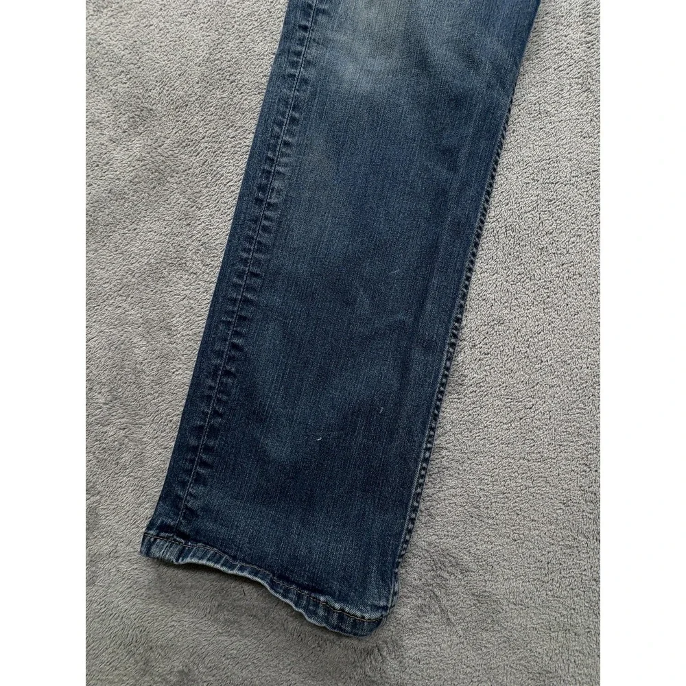 Levis 560 Jeans Mens Measured 35x31 Blue Relaxed Fit‎ Distressed Straight Leg